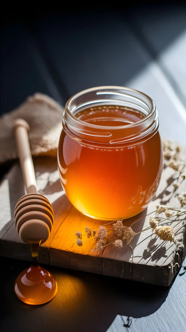 Golden Honey Jar