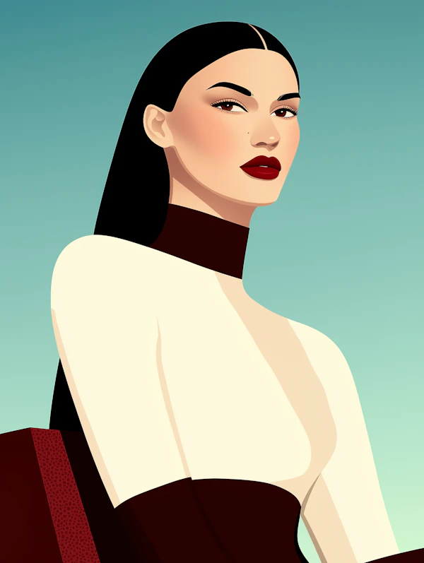 Stylized Woman Illustration