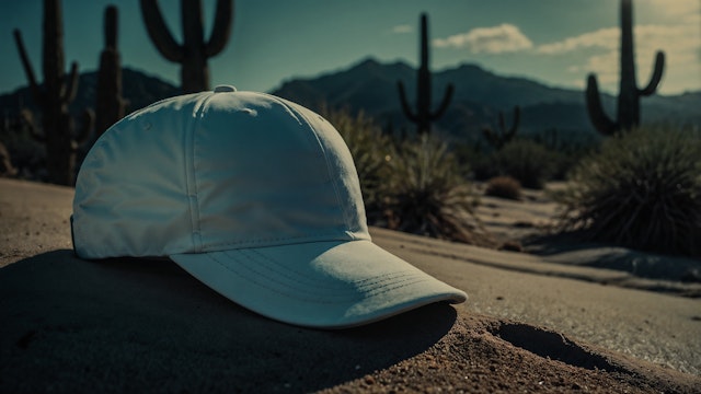 Baseball Cap in Desert