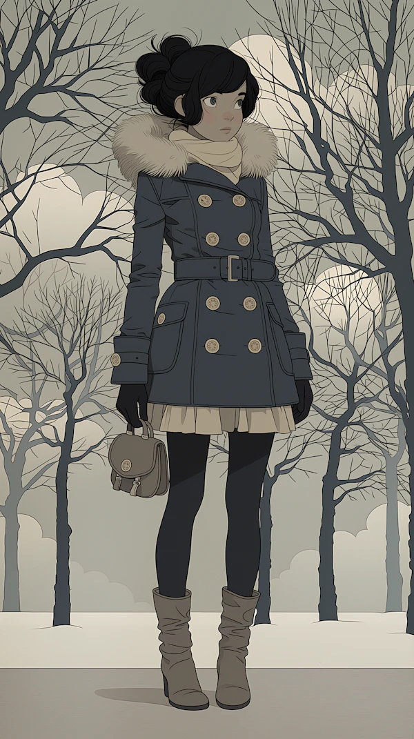 Winter Fashion Scene