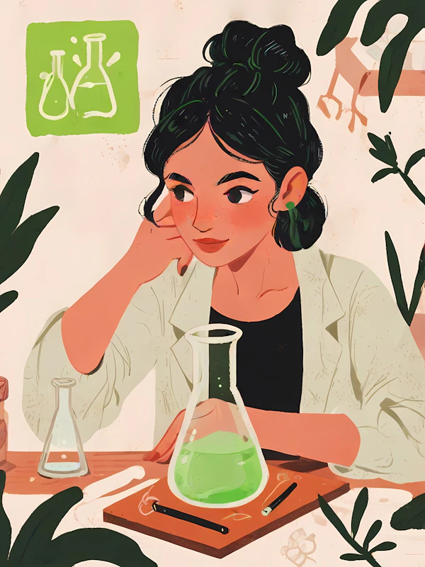 Thoughtful Lab Scene