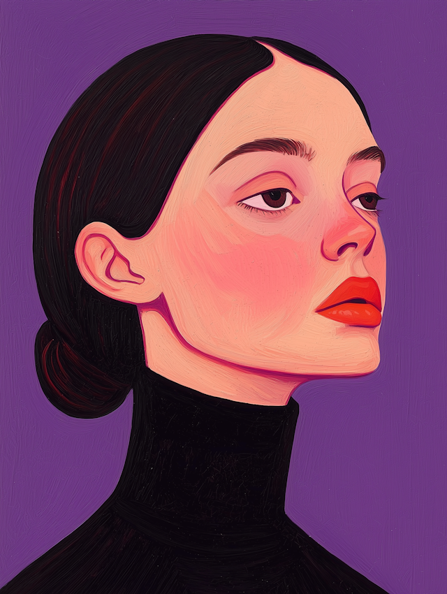 Stylized Portrait of a Woman