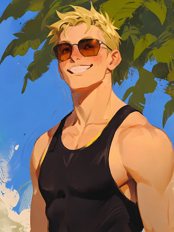 Cheerful Summer Portrait