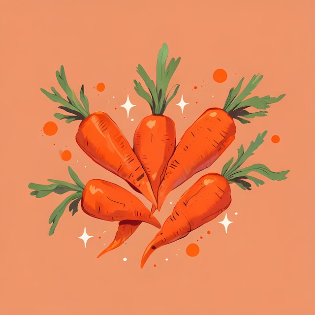 Vibrant Carrot Illustration