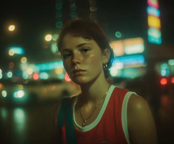 Urban Night Portrait