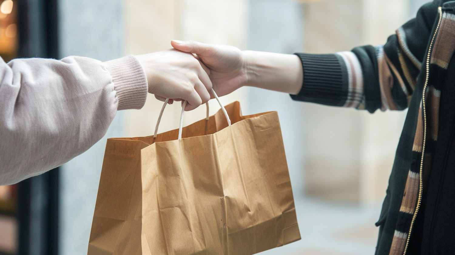 Exchange of Shopping Bag