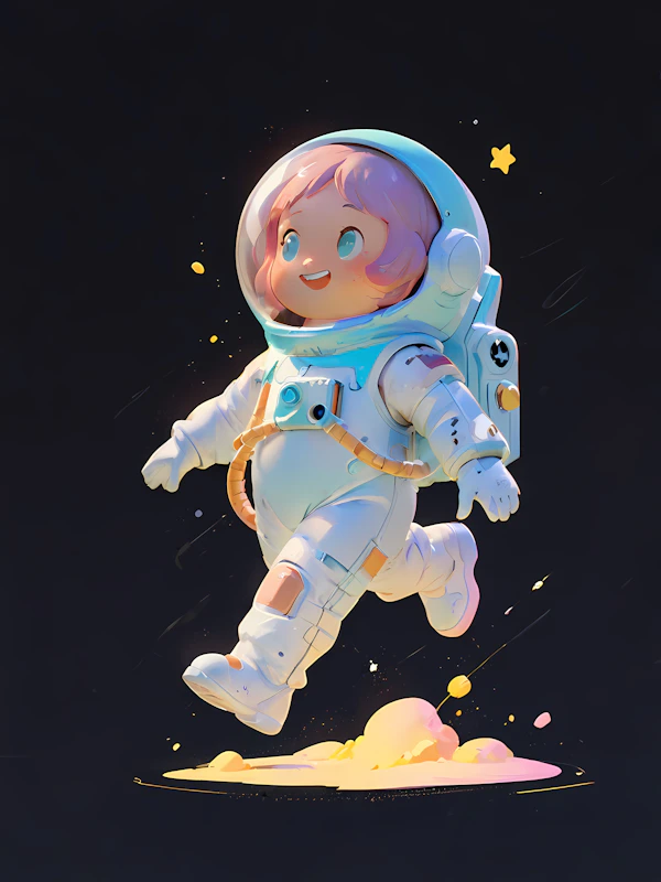 Astronaut Stardust Leap