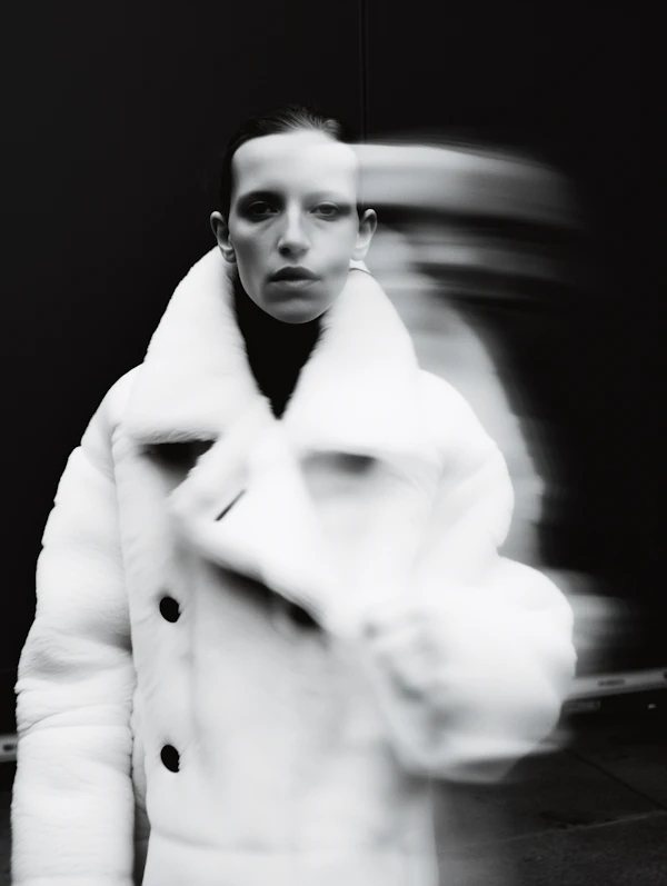 Black-and-White Portrait