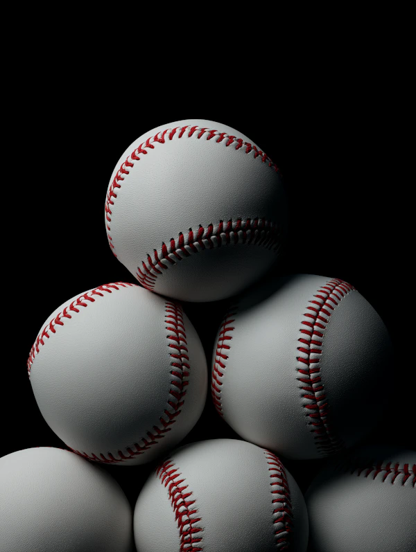 Baseball Pyramid Display