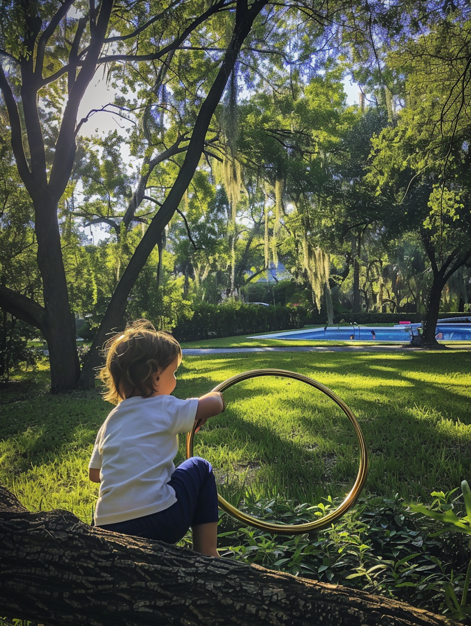 Childhood Serenity in Nature