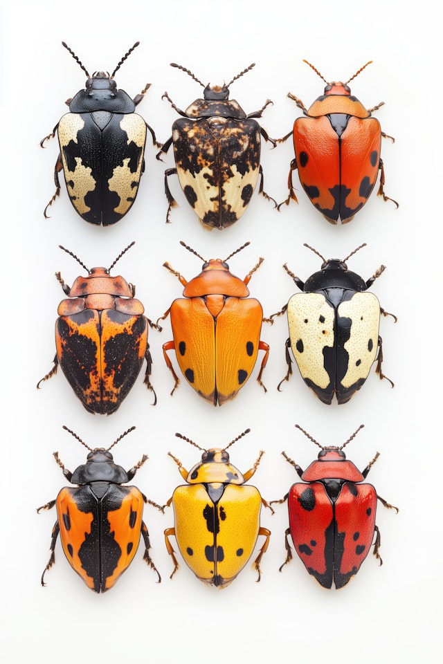 Vibrant Beetle Collection