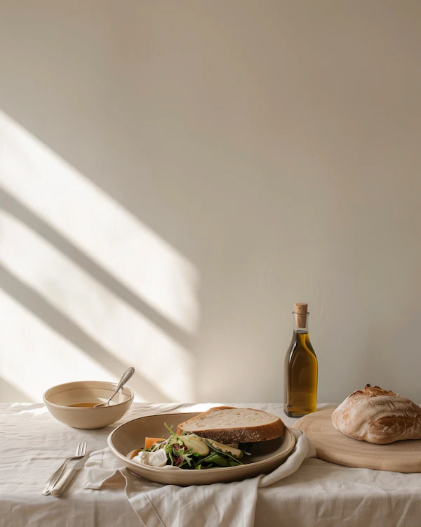 Minimalist Dining Scene
