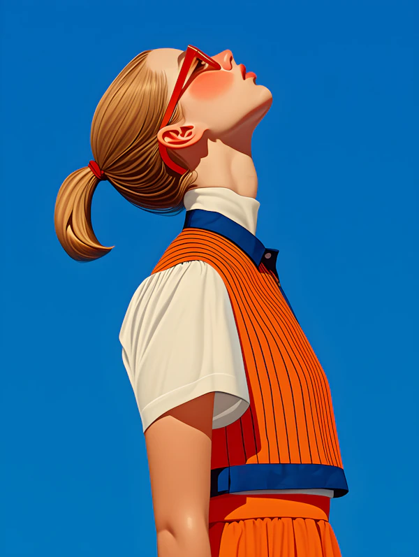 Stylized Woman Profile
