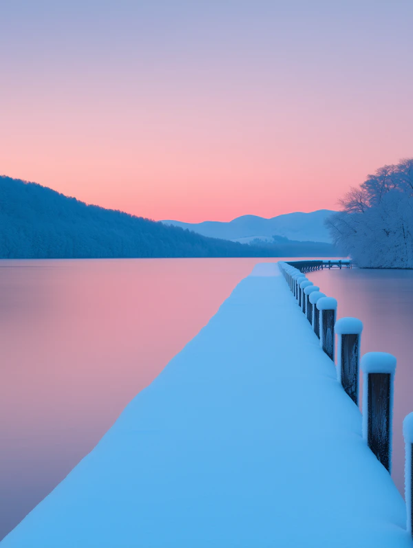 Serene Winter Landscape