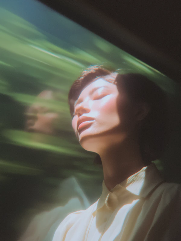 Serene Portrait in Sunlight