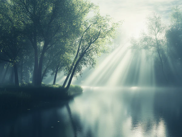 Serene Forest Morning