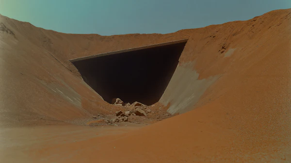 Surreal Triangular Void