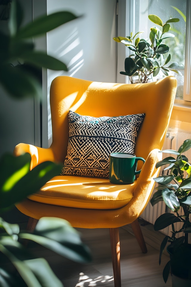 Cozy Sunlit Corner