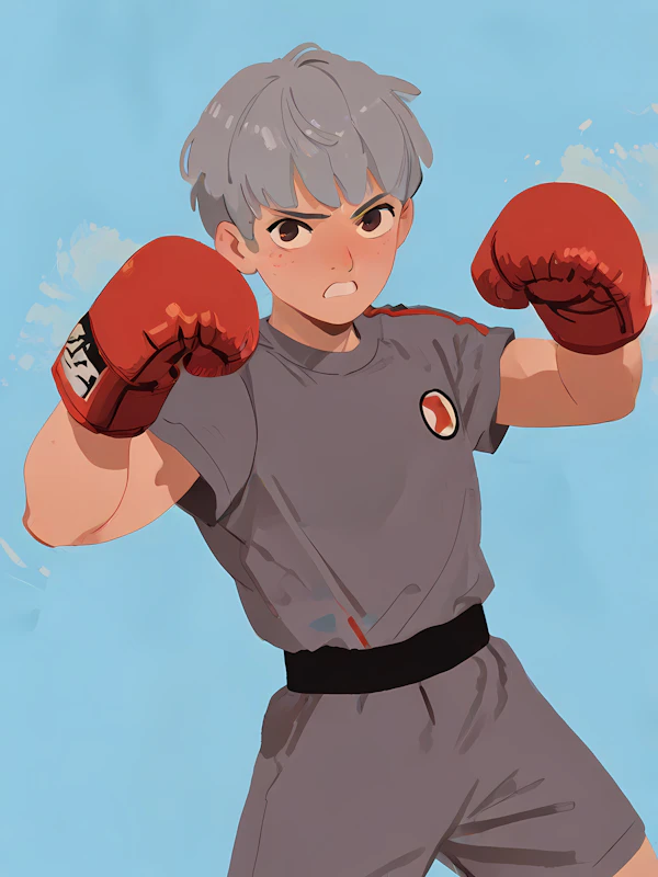 Boxing Character Illustration