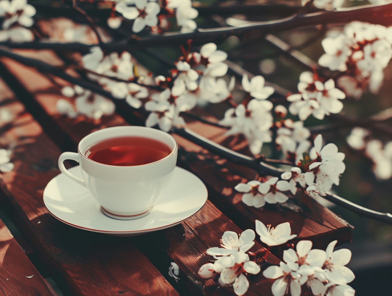 Tea with Blossoms