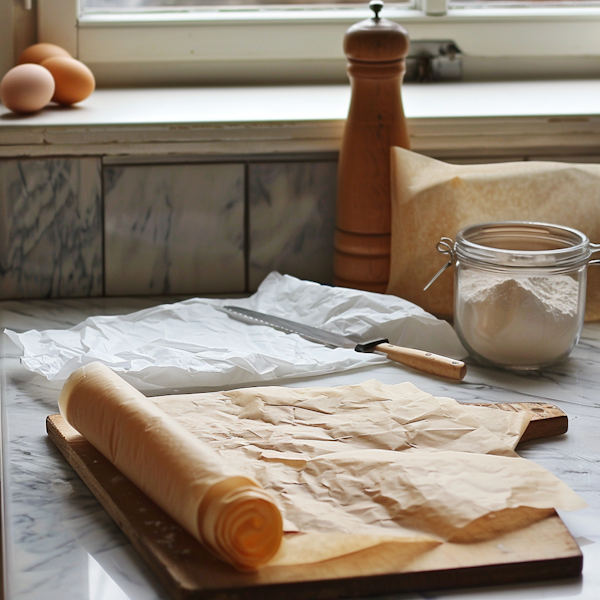 Serene Home Baking Scene