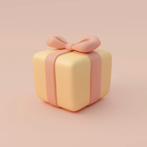 Pastel Gift Box Render