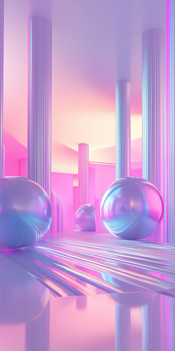 Futuristic Reflective Scene