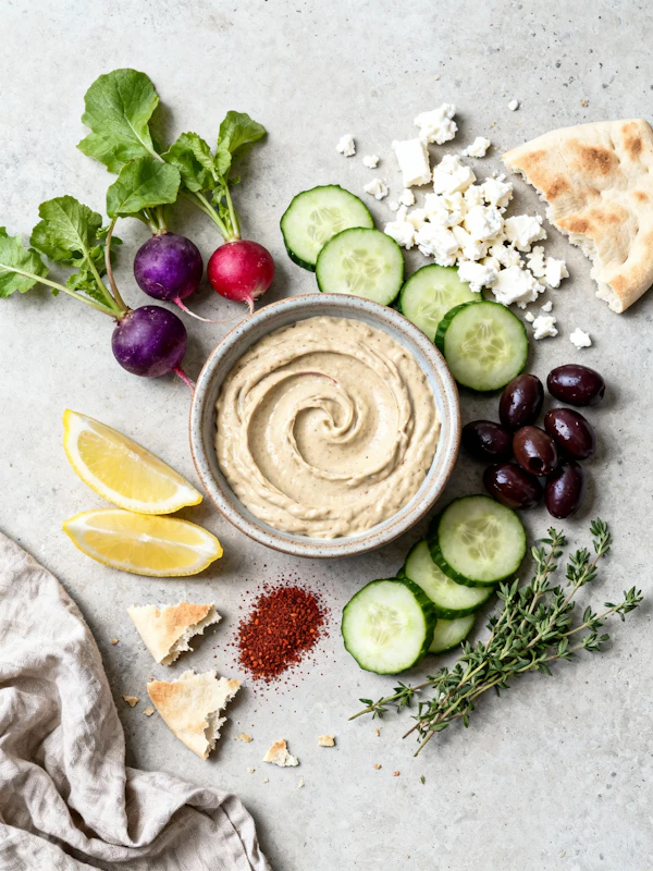 Hummus and Ingredients
