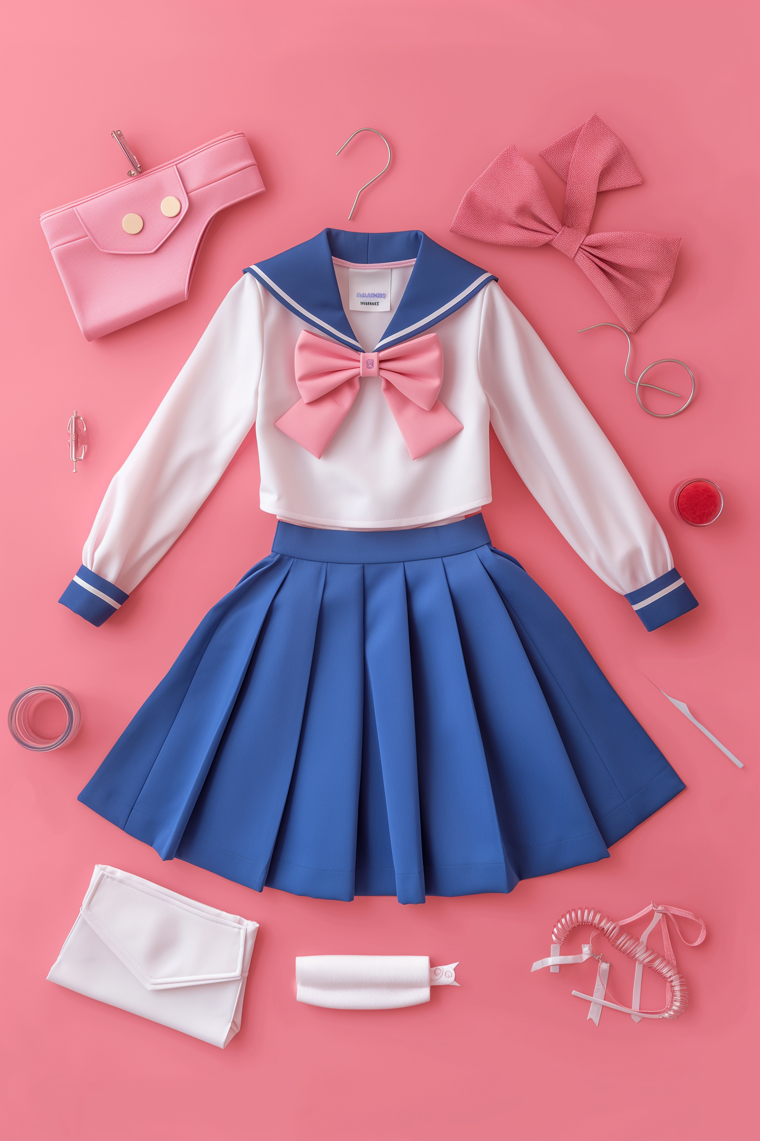 Stylish Schoolgirl Outfit and Accessories