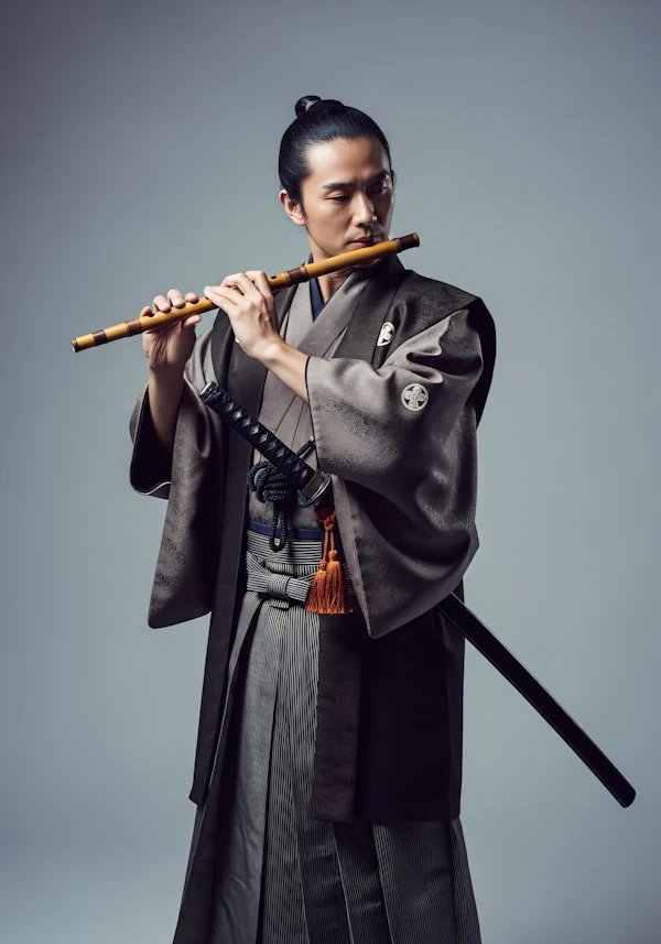 Traditional Flute Player