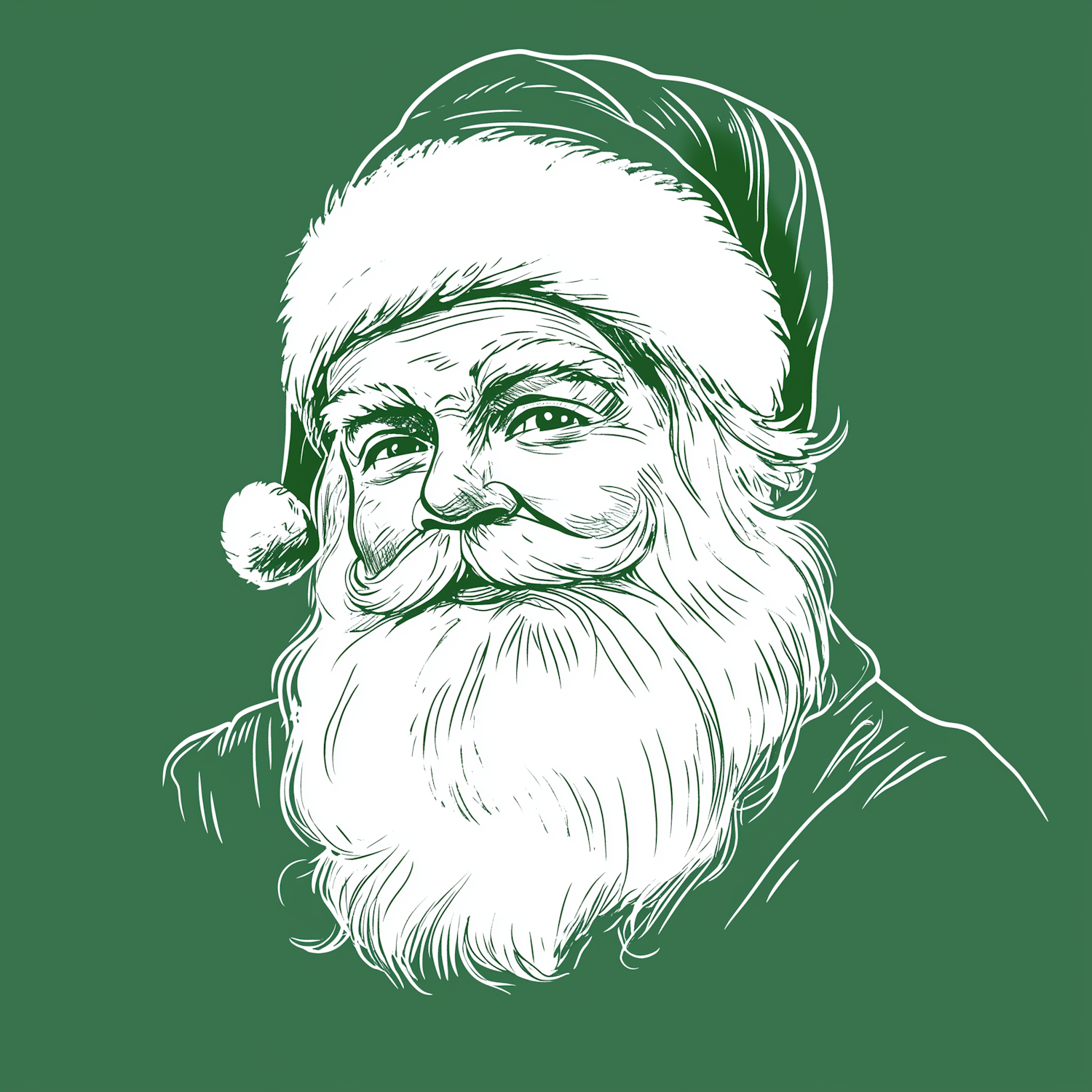 Classic Santa Claus Illustration