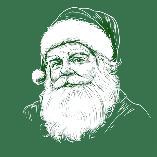 Classic Santa Claus Illustration