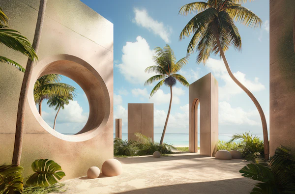 Tropical Beach Architecture