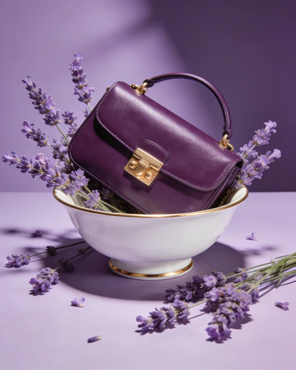 Elegant Lavender Handbag