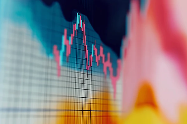 Abstract Financial Chart