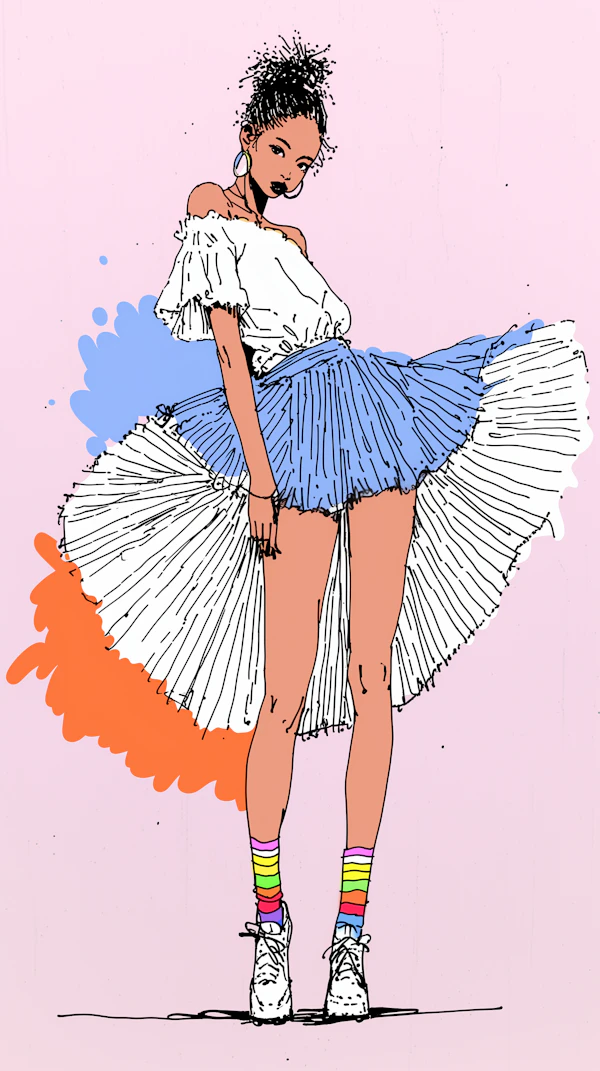 Stylized Fashion Pose
