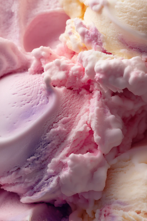 Pastel Ice Cream Close-Up