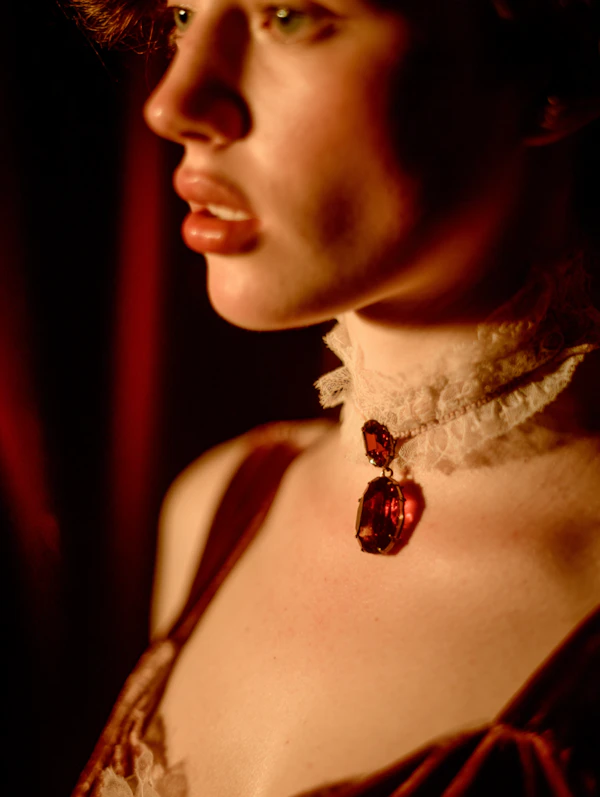 Elegant Lace Portrait