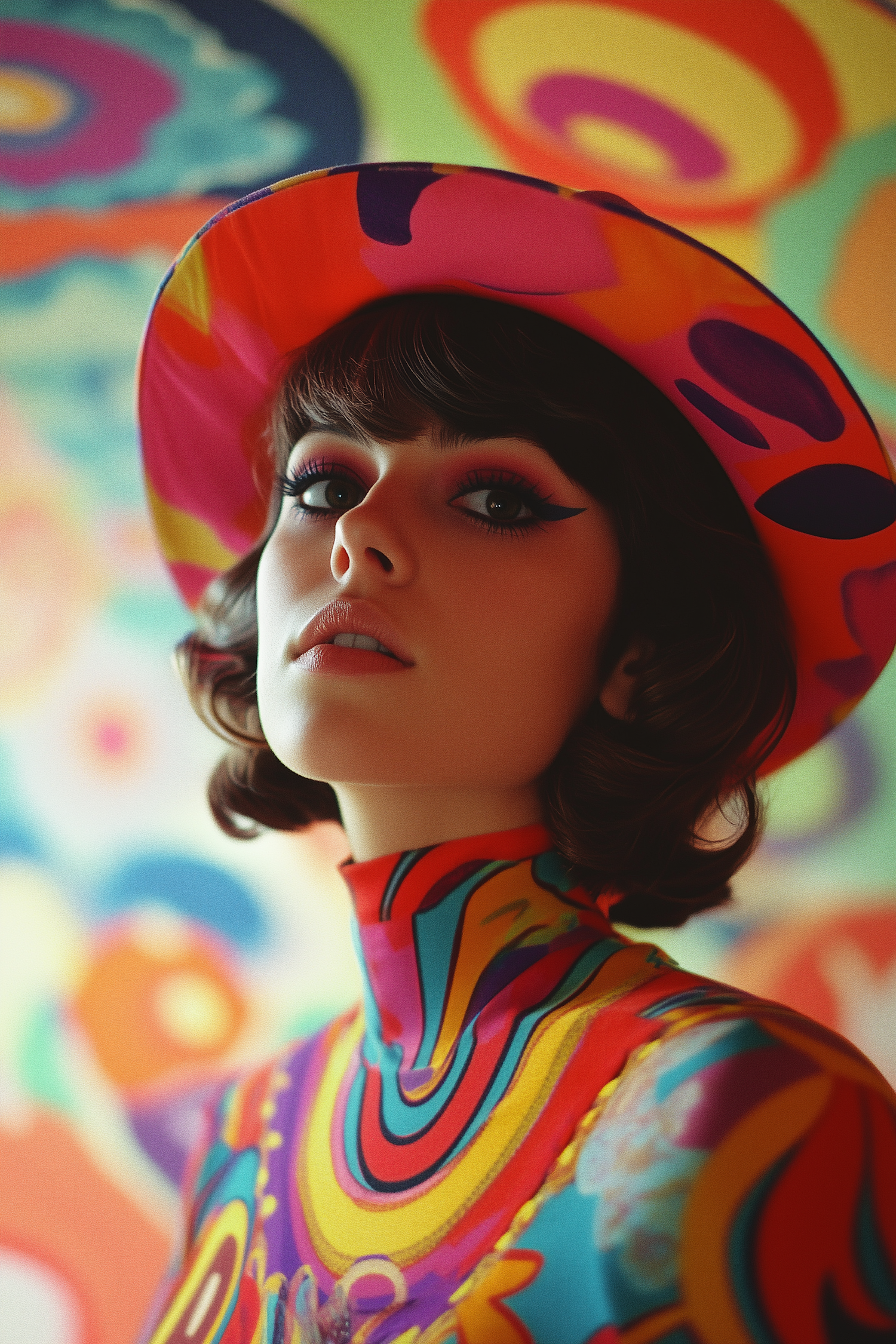 Psychedelic Fashion Portrait