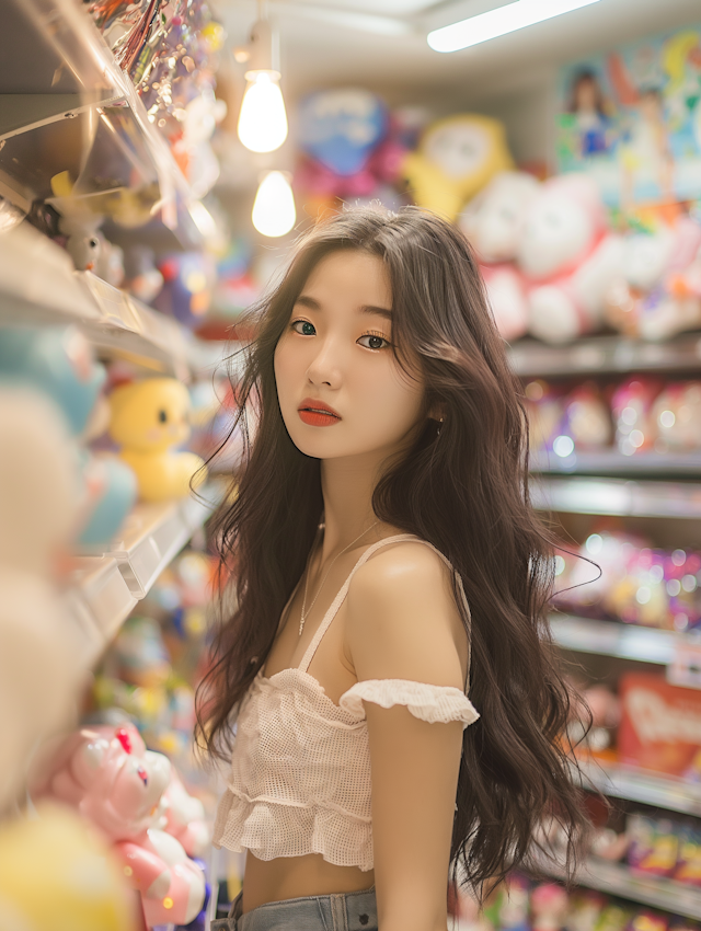 Woman in Toy Store