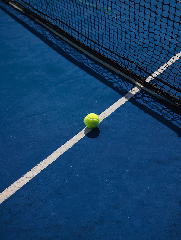 Tennis Ball on Court
