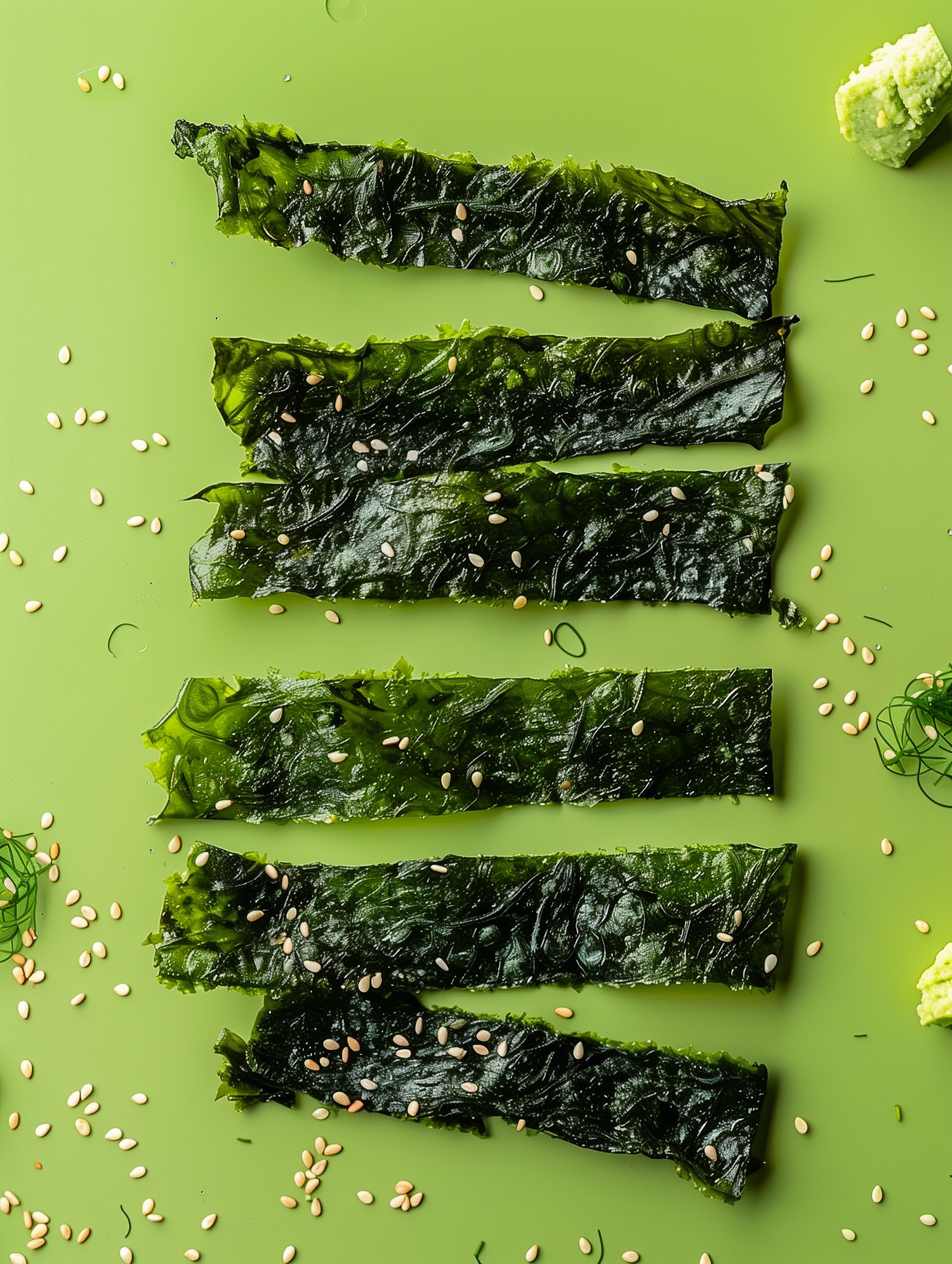 Seasoned Seaweed with Sesame Seeds