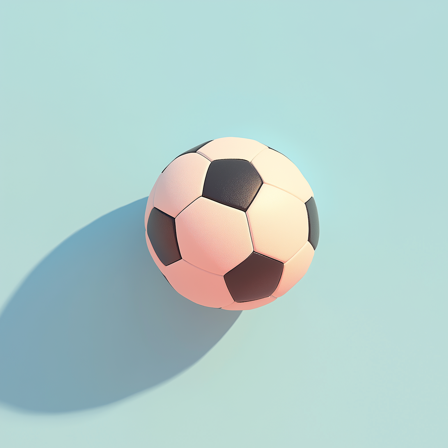 Minimalist Soccer Ball with Modern Twist