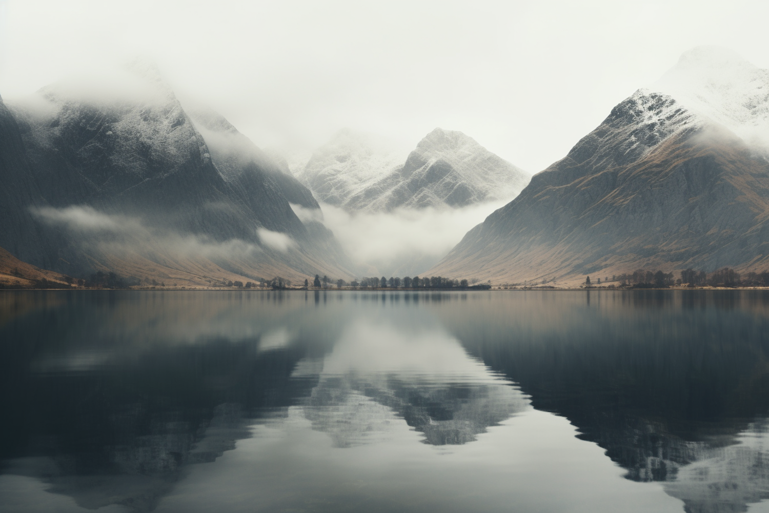 Tranquil Mountain Reflections