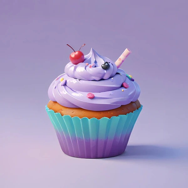 Whimsical Cupcake