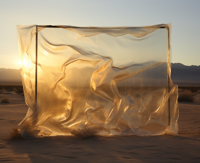 Golden Drape of the Desert