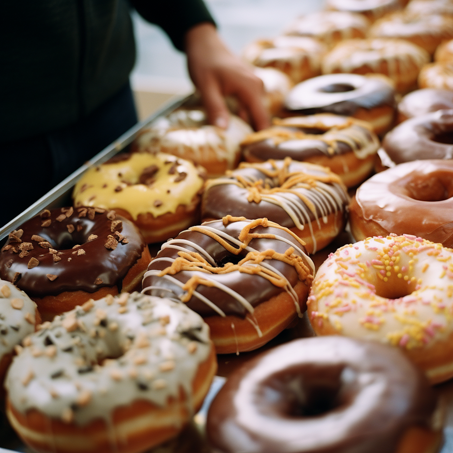 Indulgent Selection of Artisan Doughnuts