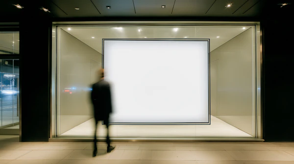 Modern Storefront Scene