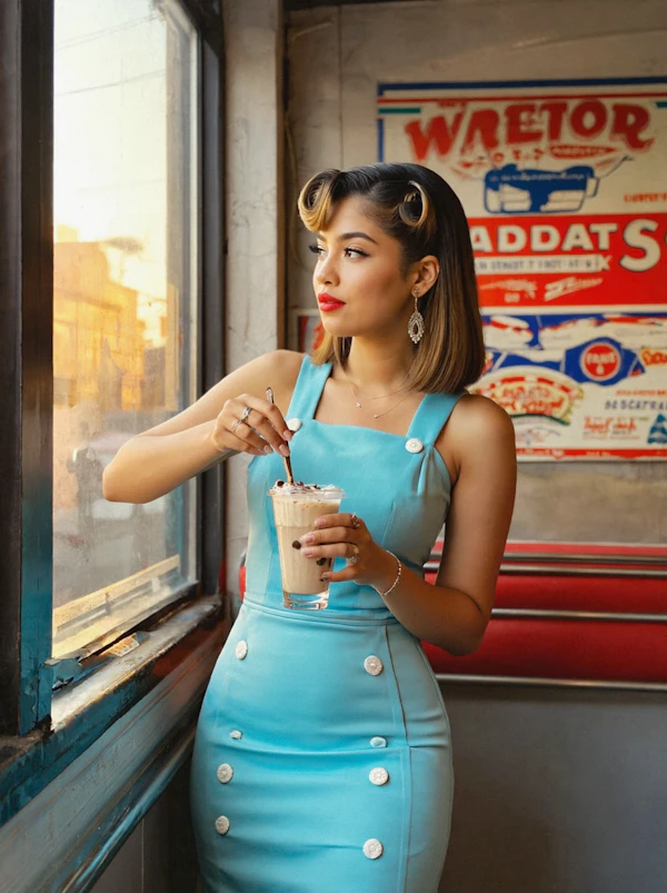 Retro Diner Elegance
