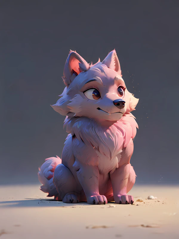 Whimsical Wolf Creature